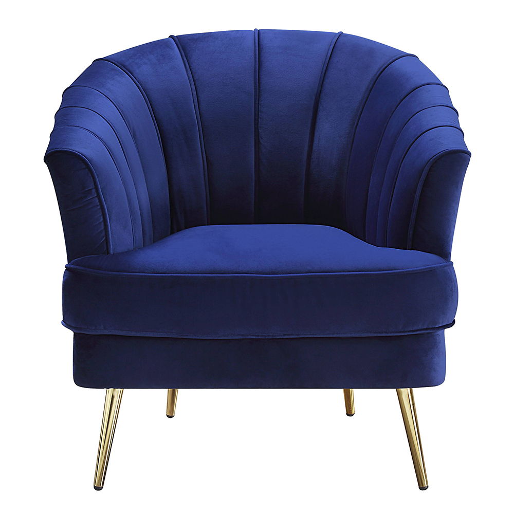 Eivor - Chair - Blue Velvet