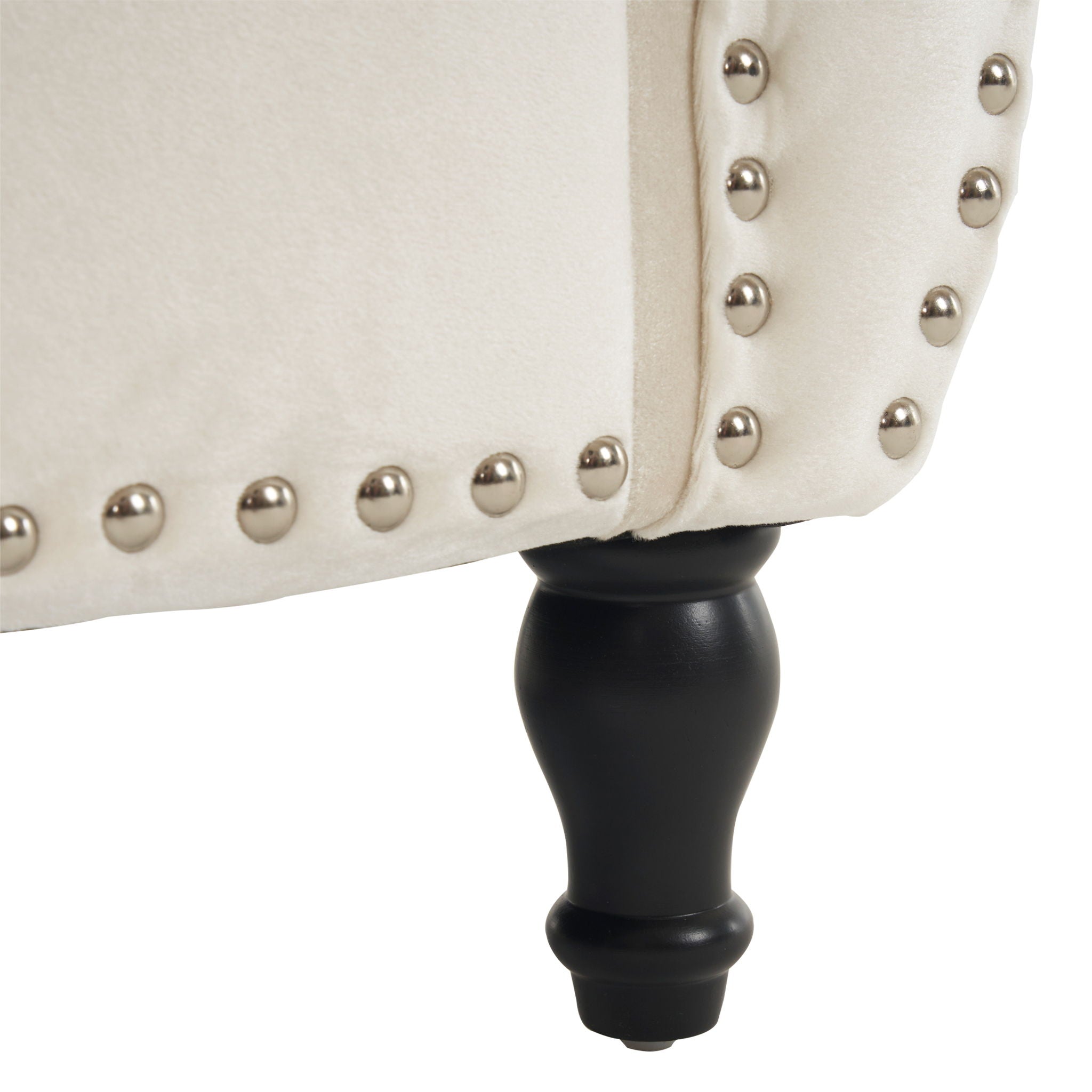 Luxurious Velvet Multifunctional Storage Ottoman Bench With Pillow