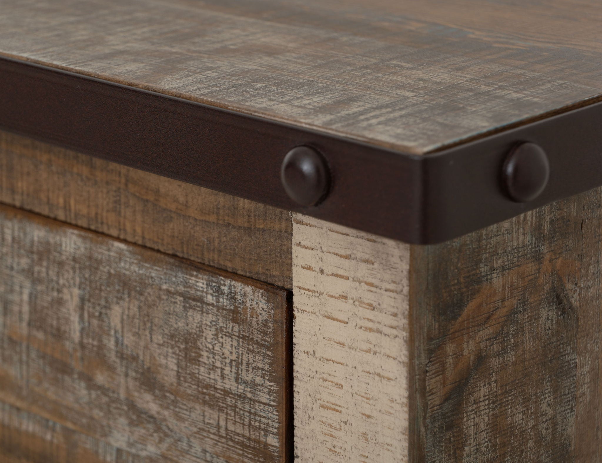 Antique - Dresser With 6 Drawers - Multicolor