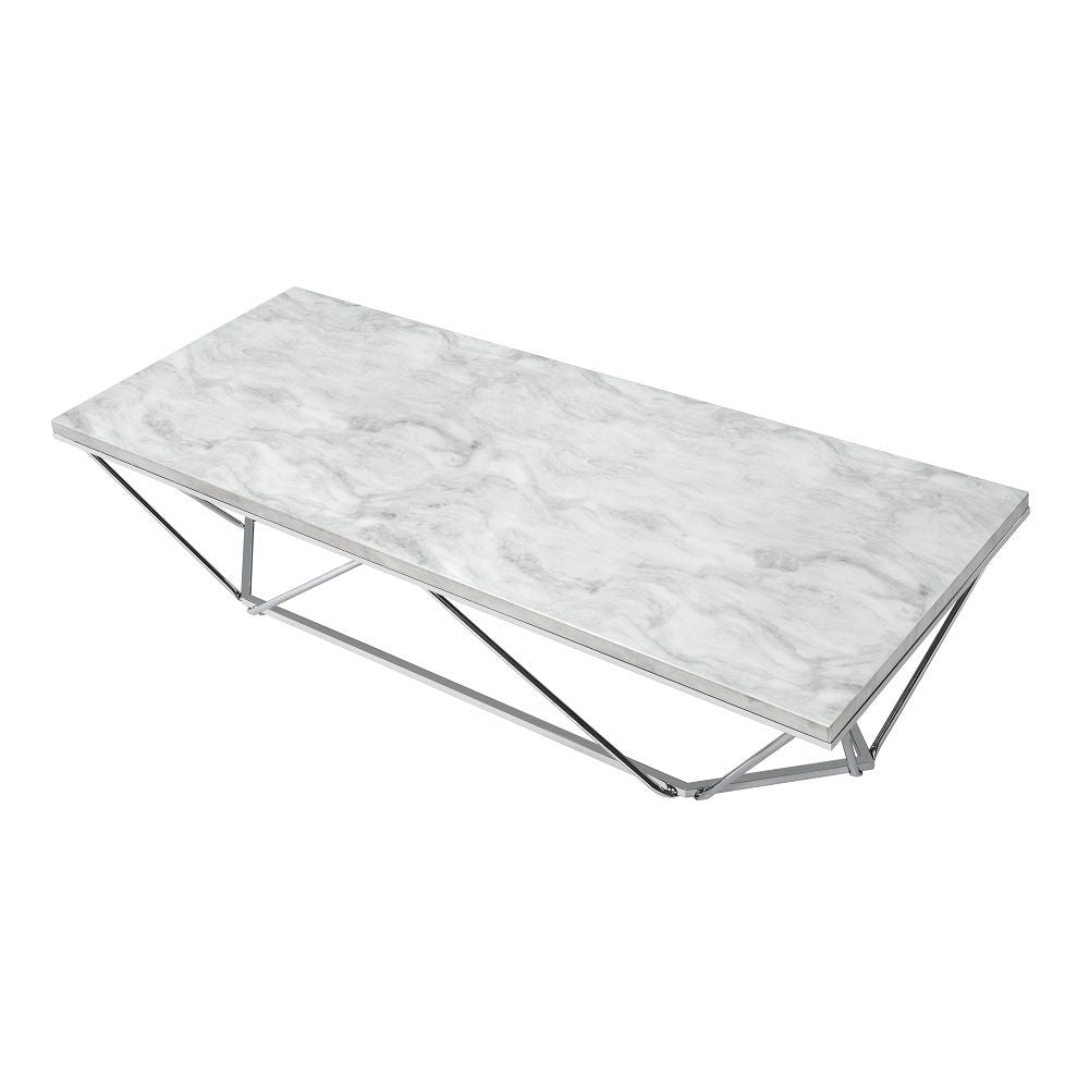 ACME Luz - Coffee Table - White | Meri Furniture