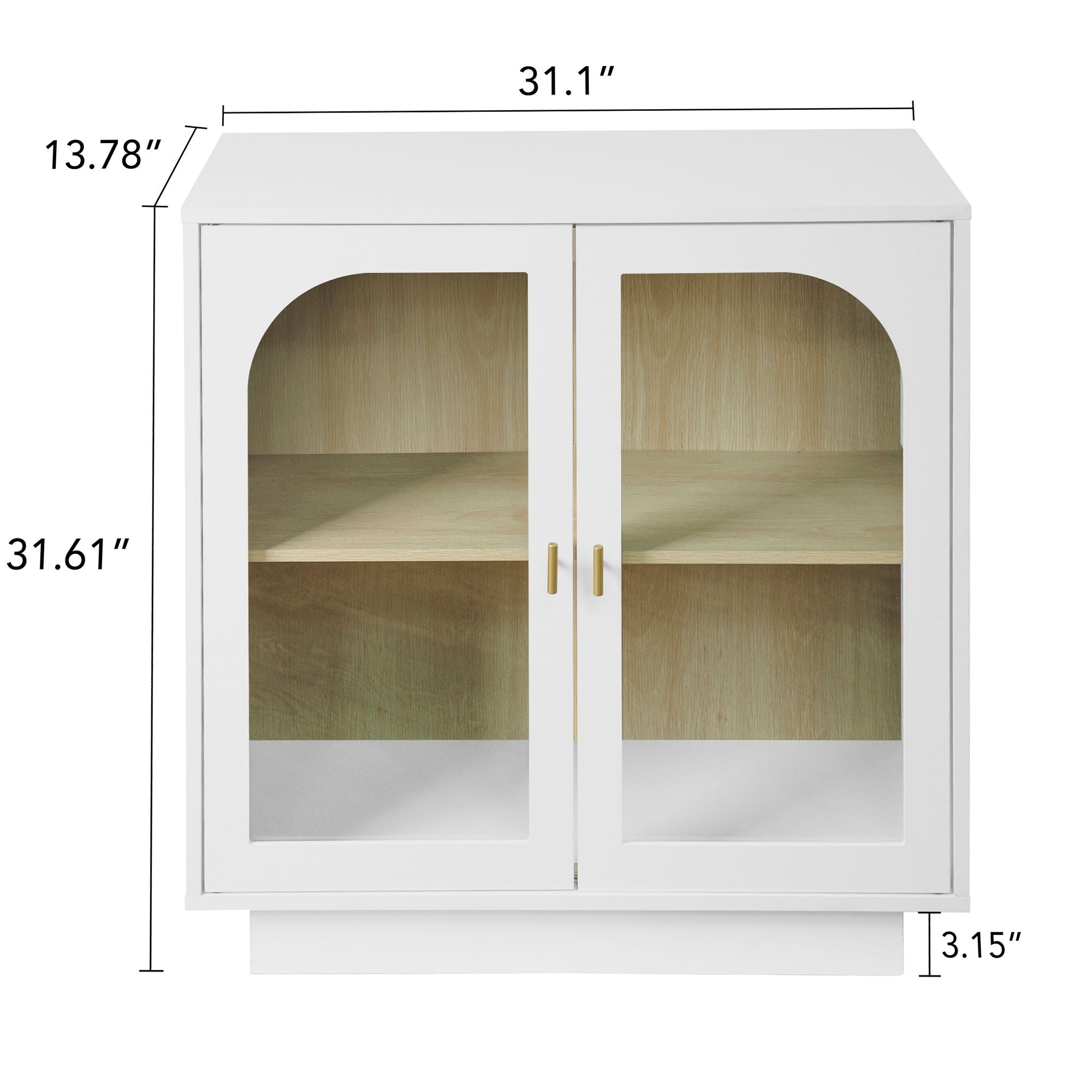 Storage Cabinet With Acrylic Door For Living Room