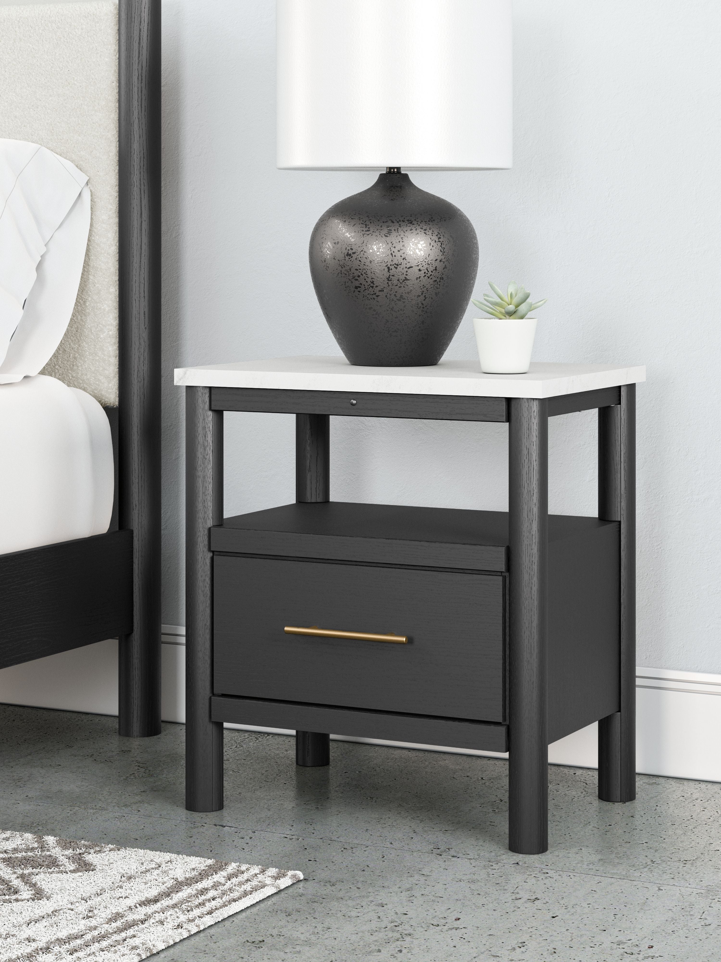 Signature Design by Ashley® Cadmori - One Drawer Night Stand | Meri Furniture