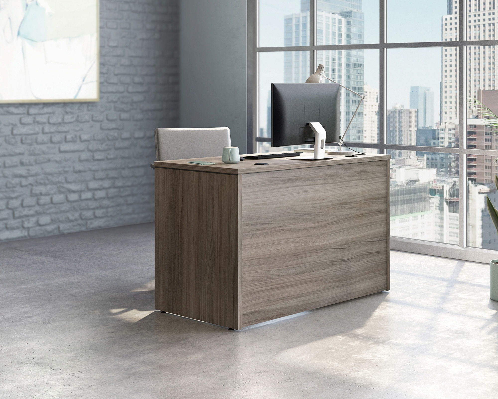 Commercial Desk 48" x 24" in Hudson Elm