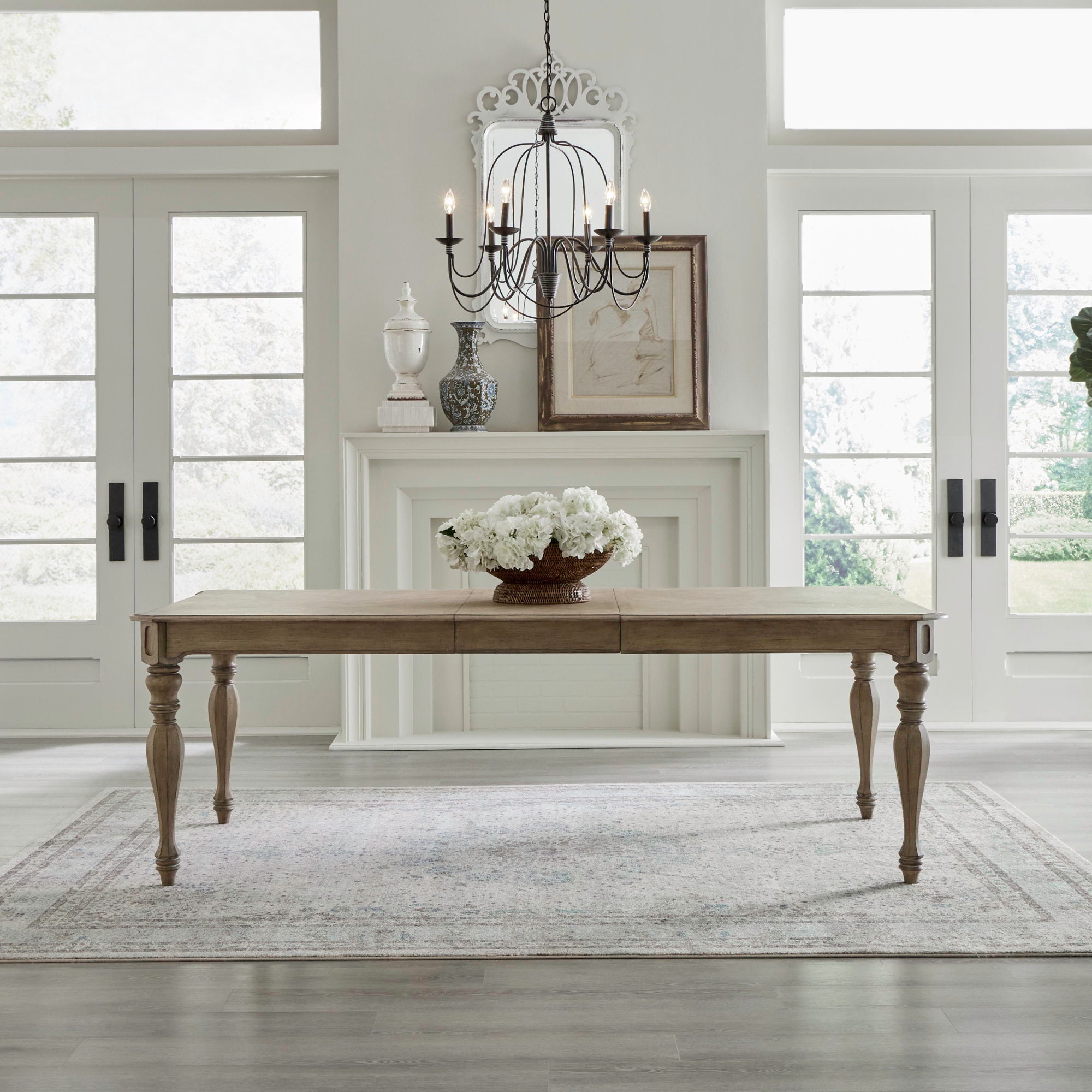 Liberty Furniture Magnolia Manor - Rectangular Leg Table | Meri Furniture