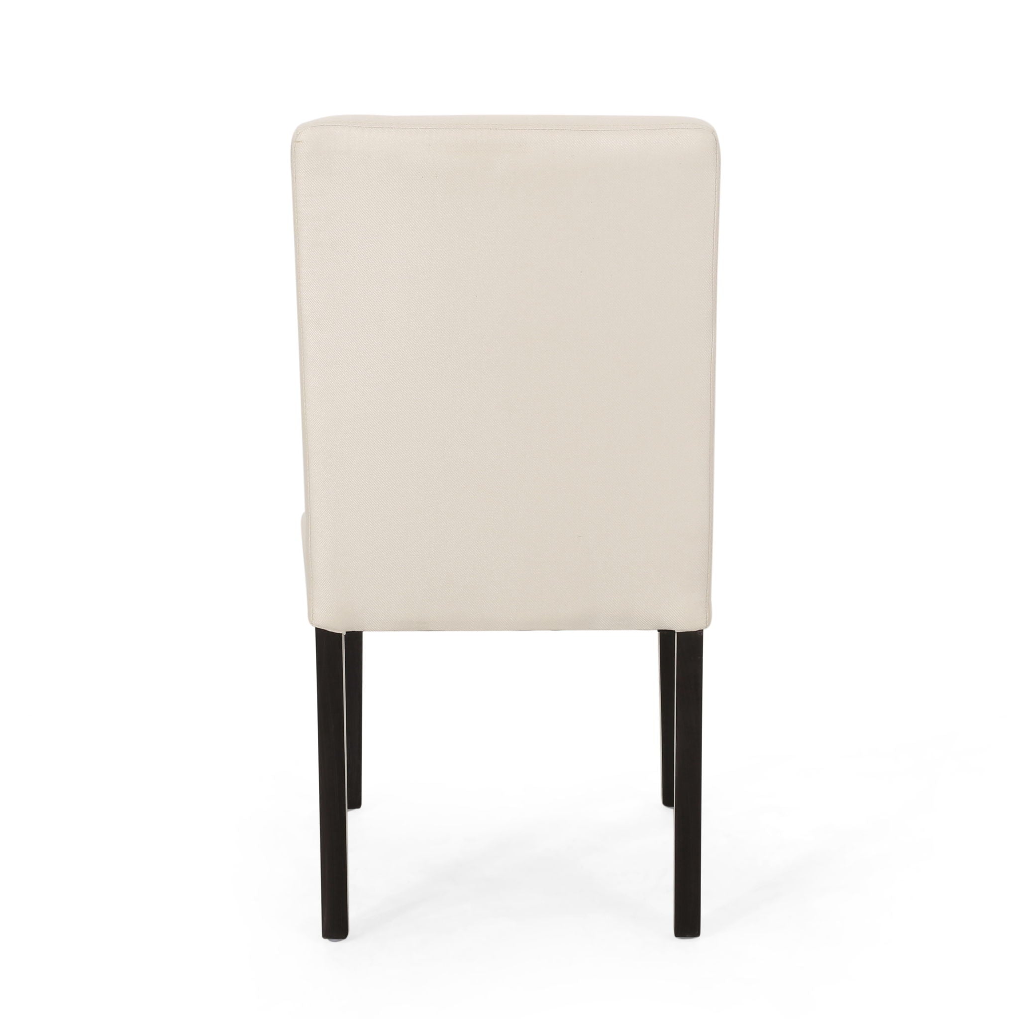 Contemporary Dining Chair With Upholstered Seating And Tapered Legs