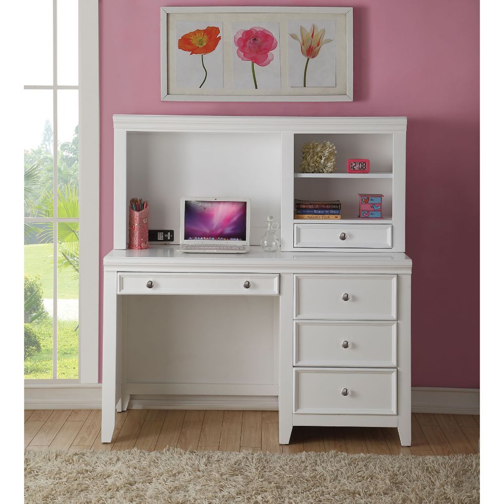 ACME Lacey - Desk - White | Meri Furniture