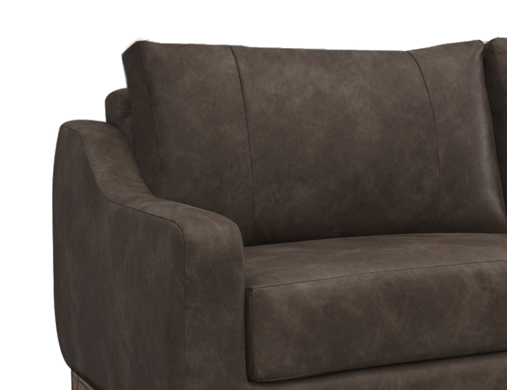 International Furniture Direct Olivo - Comfort Sofa - Chocolate Brown | Meri Furniture