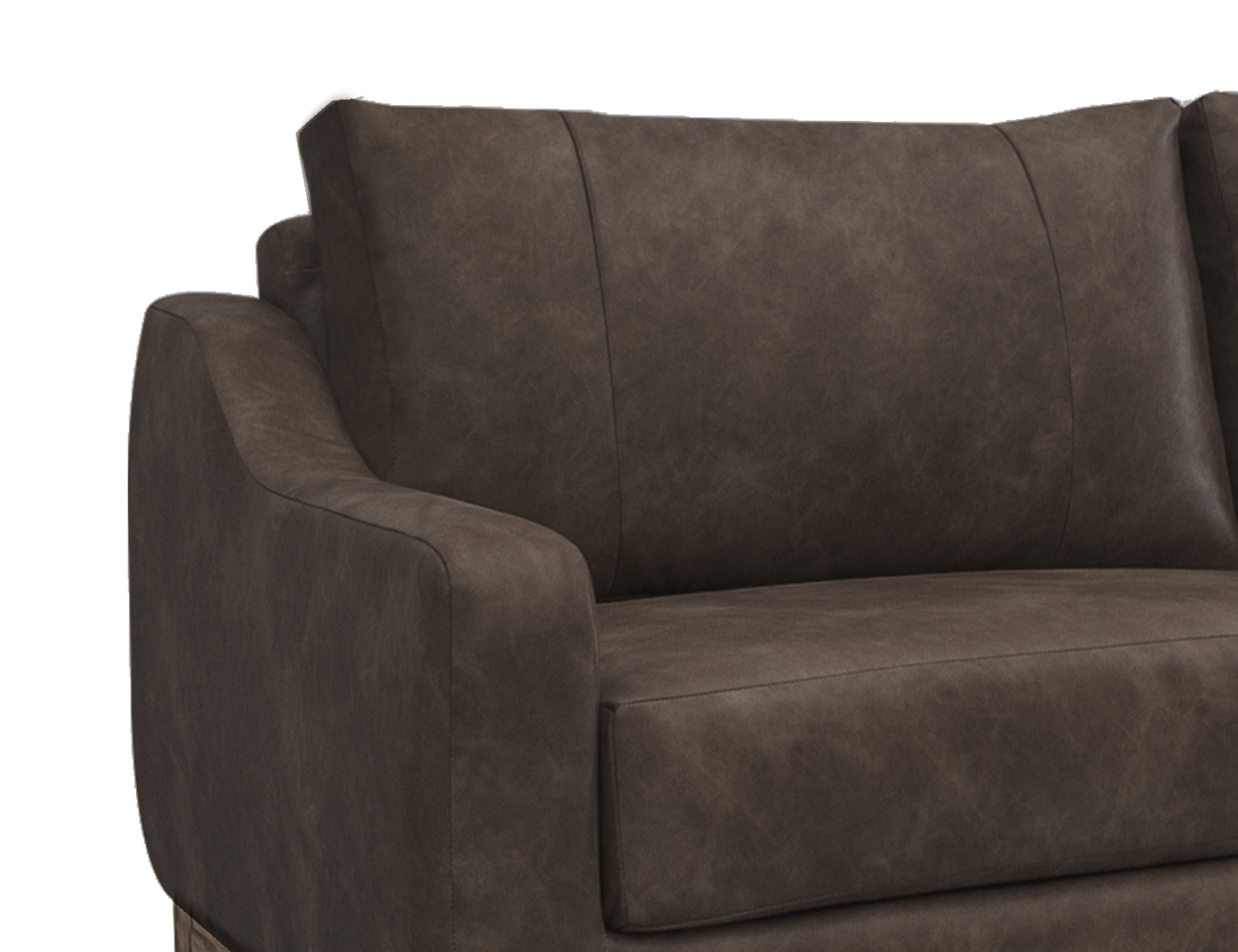 International Furniture Direct Olivo - Comfort Sofa - Chocolate Brown | Meri Furniture