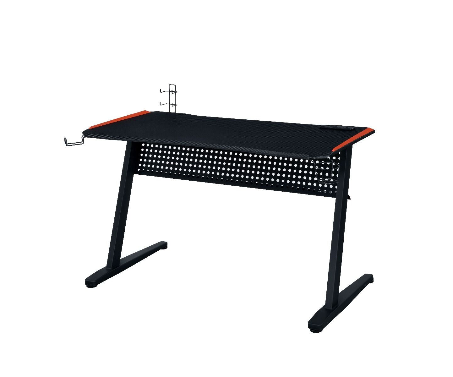 ACME Dragi - Gaming Table - Black & Red Finish | Meri Furniture
