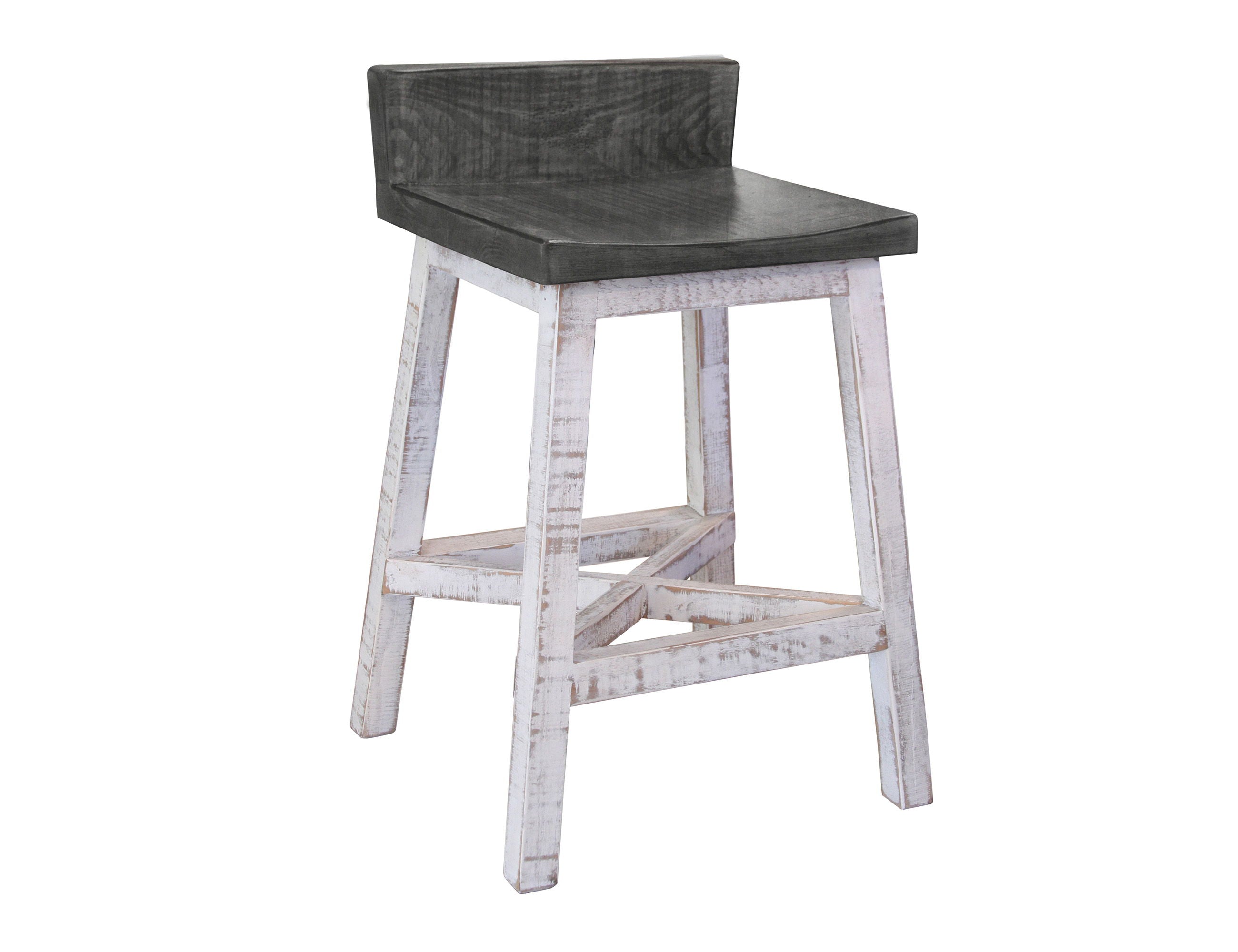 International Furniture Direct Stone - Stool (Set of 2) | Meri Furniture