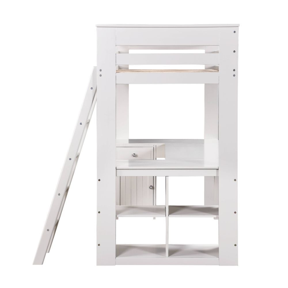 Ambar - Loft Bed - Light Gray