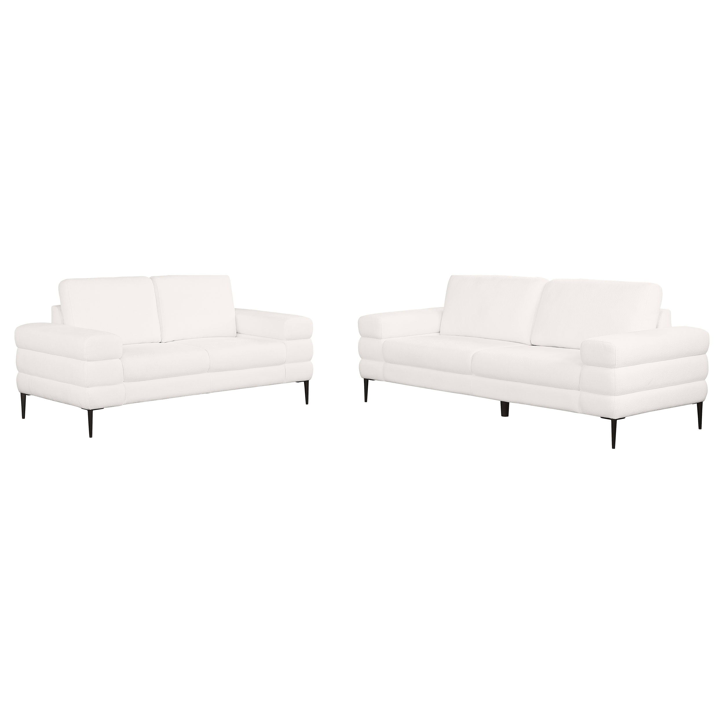 Coaster Fine Furniture Jessel - Chenille Upholstered Sofa Set | Meri Furniture