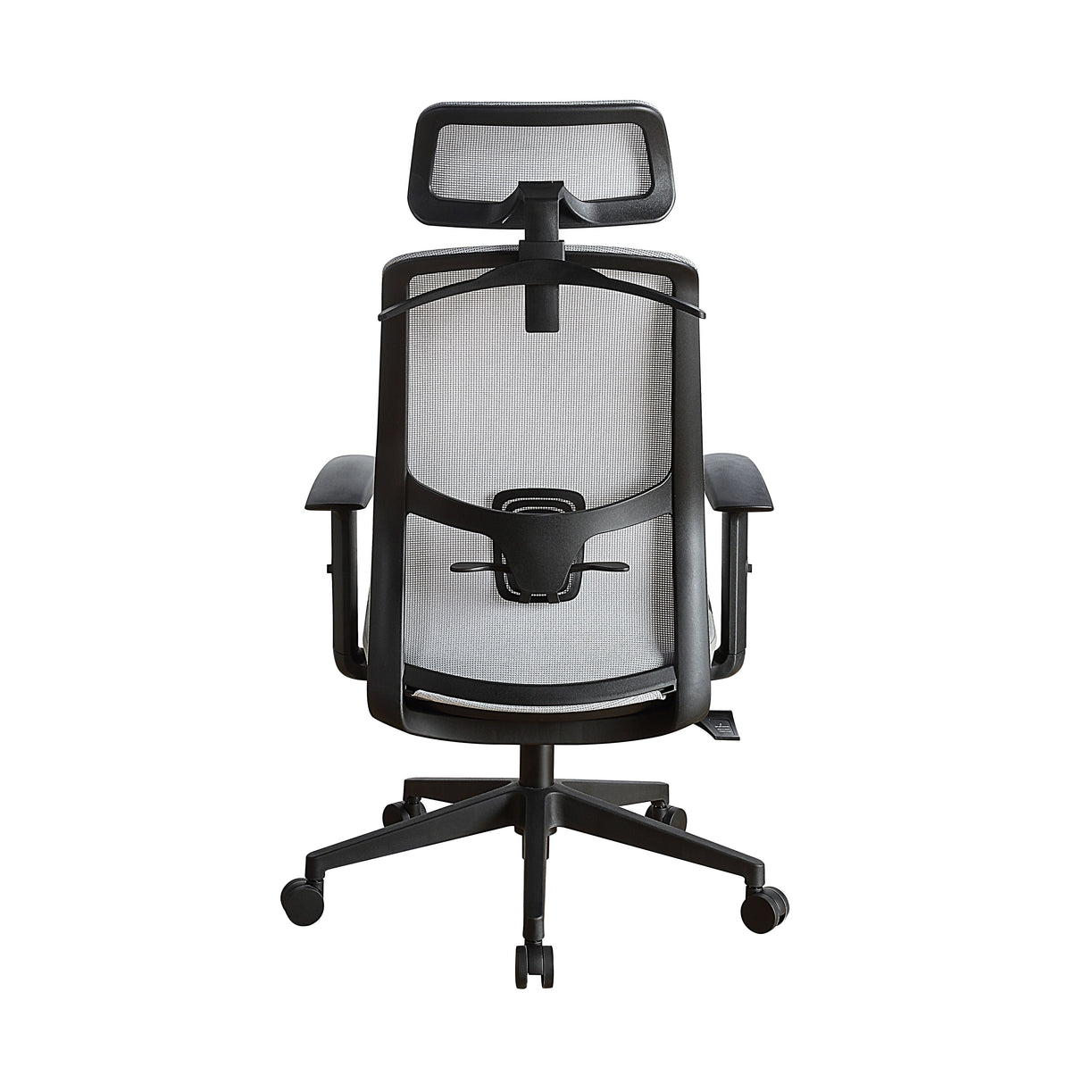 •KD, Office Chair•Seat: Swivel (360 Degrees), and Adjustable Height•Padded Seat Cushion•Back Cushion w/Breathable Mesh Material•5-Star Base w/Casters•Seat Cushion Thickness: 3"•Adjustable Headrest(3 Angels & 6 cm) & Armrest(8 cm)