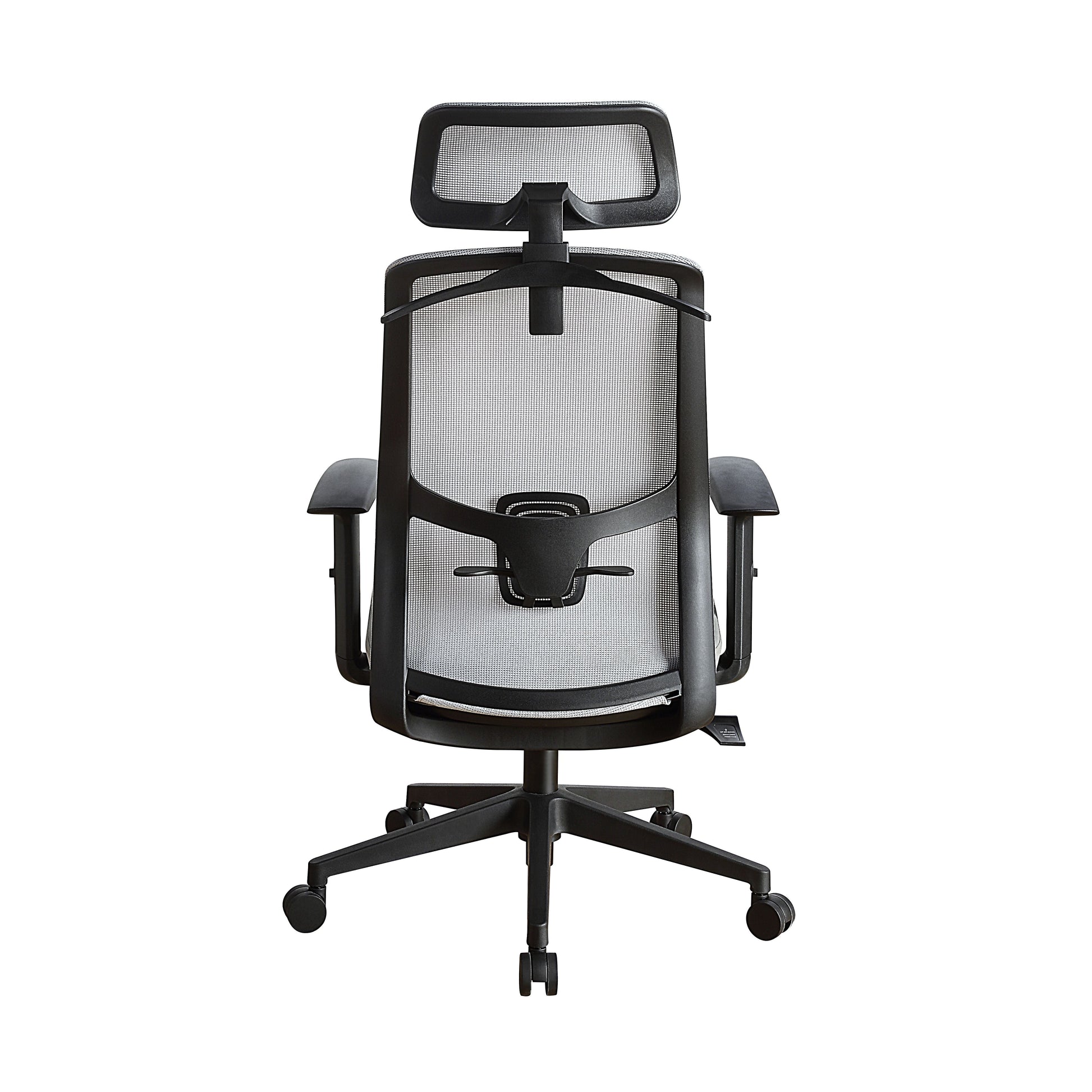 ACME •KD, Office Chair•Seat: Swivel (360 Degrees), and Adjustable Height•Padded Seat Cushion•Back Cushion w/Breathable Mesh Material•5-Star Base w/Casters•Seat Cushion Thickness: 3"•Adjustable Headrest(3 Angels & 6 cm) & Armrest(8 cm) | Meri Furniture