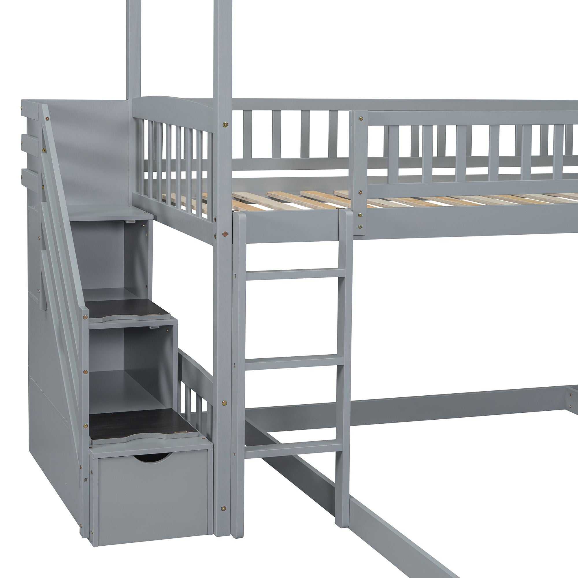 House Bunk Bed With Slide