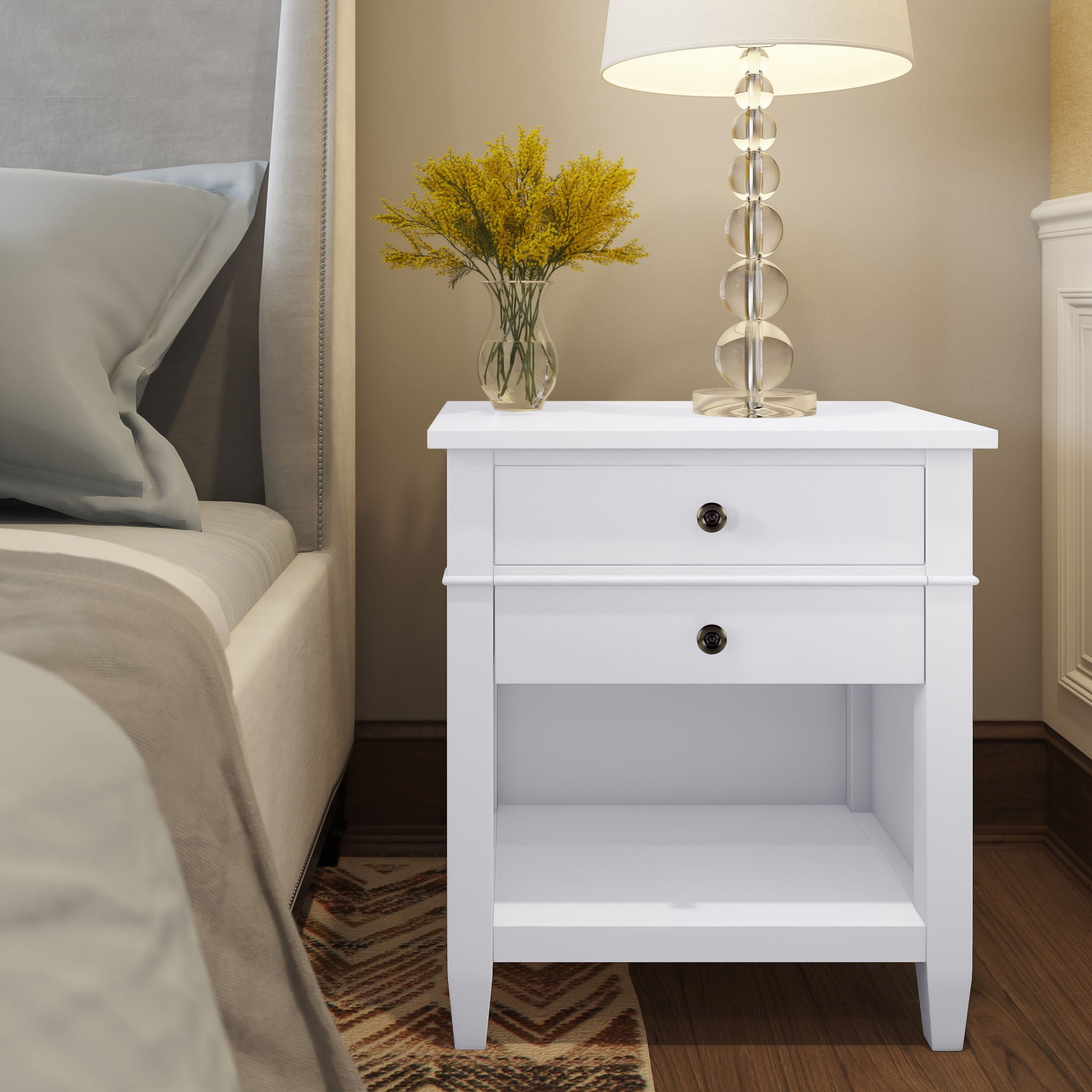 Carlton - Bedside Table, Handcrafted