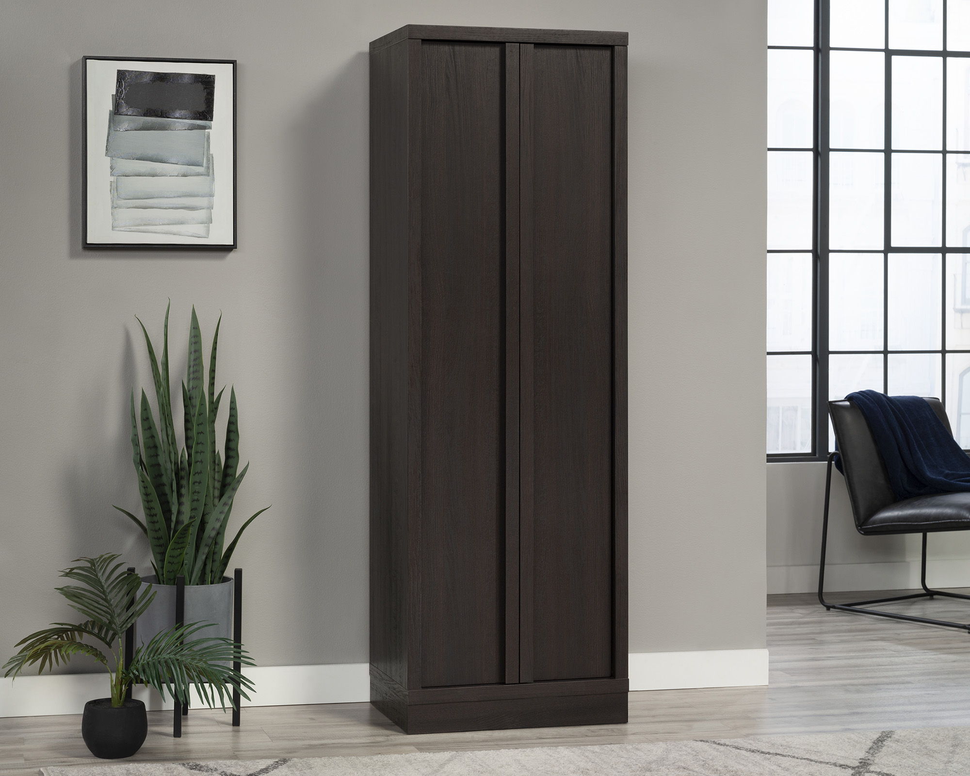 2-Door Storage Cabinet in Dakota Oak