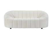 ACME Osmash - Sofa - White Teddy Sherpa | Meri Furniture