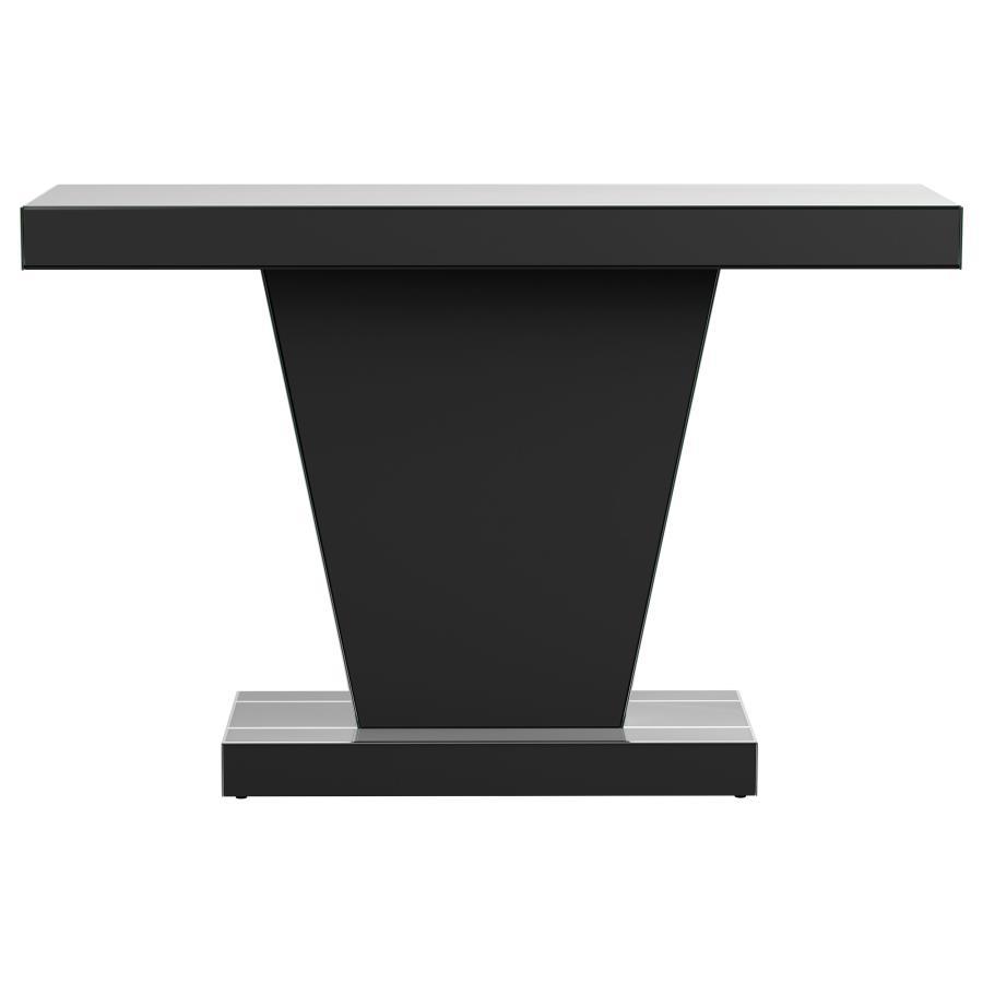 Coaster Fine Furniture Crocus - Rectangular Mirrored Entryway Console Table - Silver | Meri Furniture