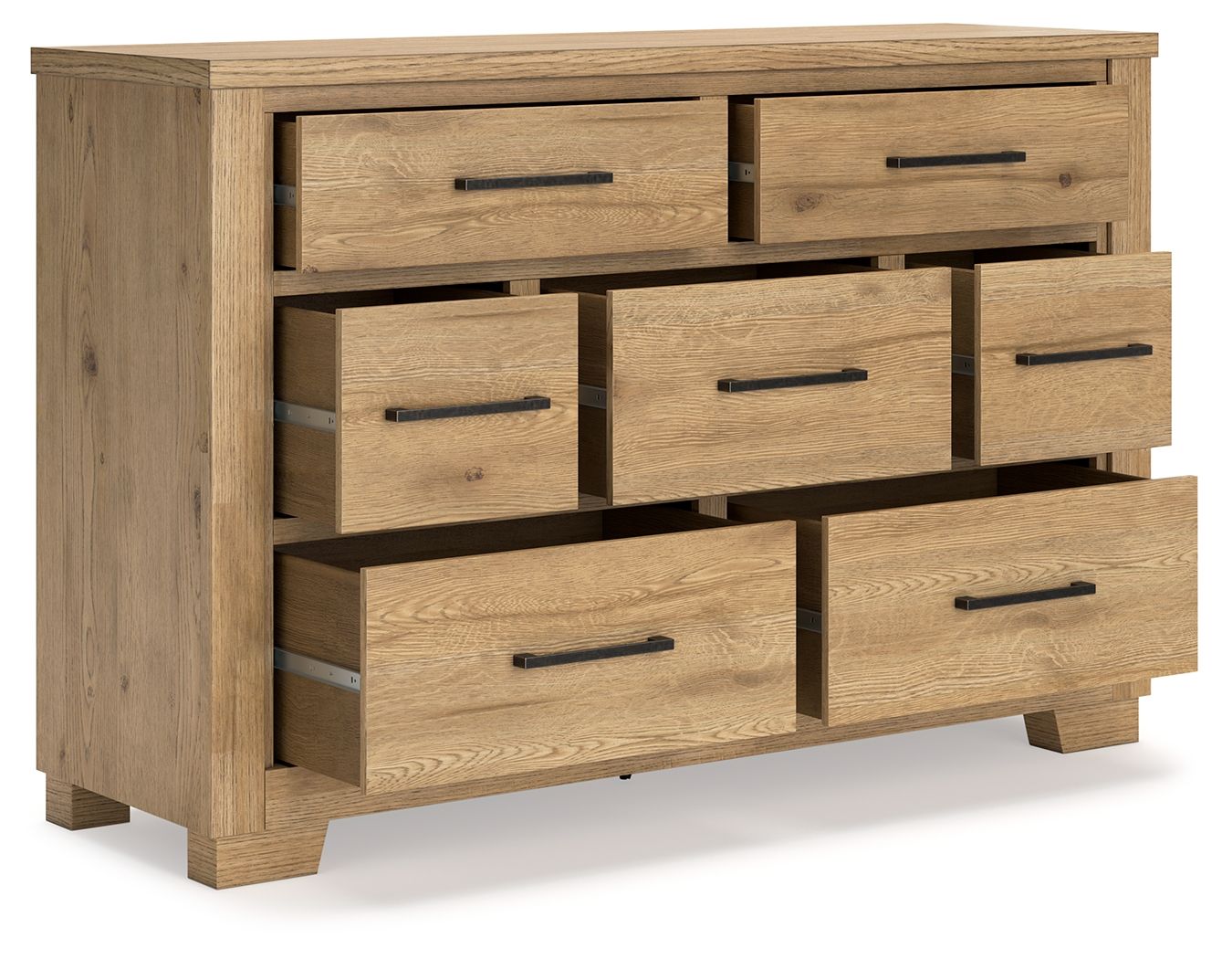 Signature Design by Ashley® Galliden - Light Brown - Dresser | Meri Furniture