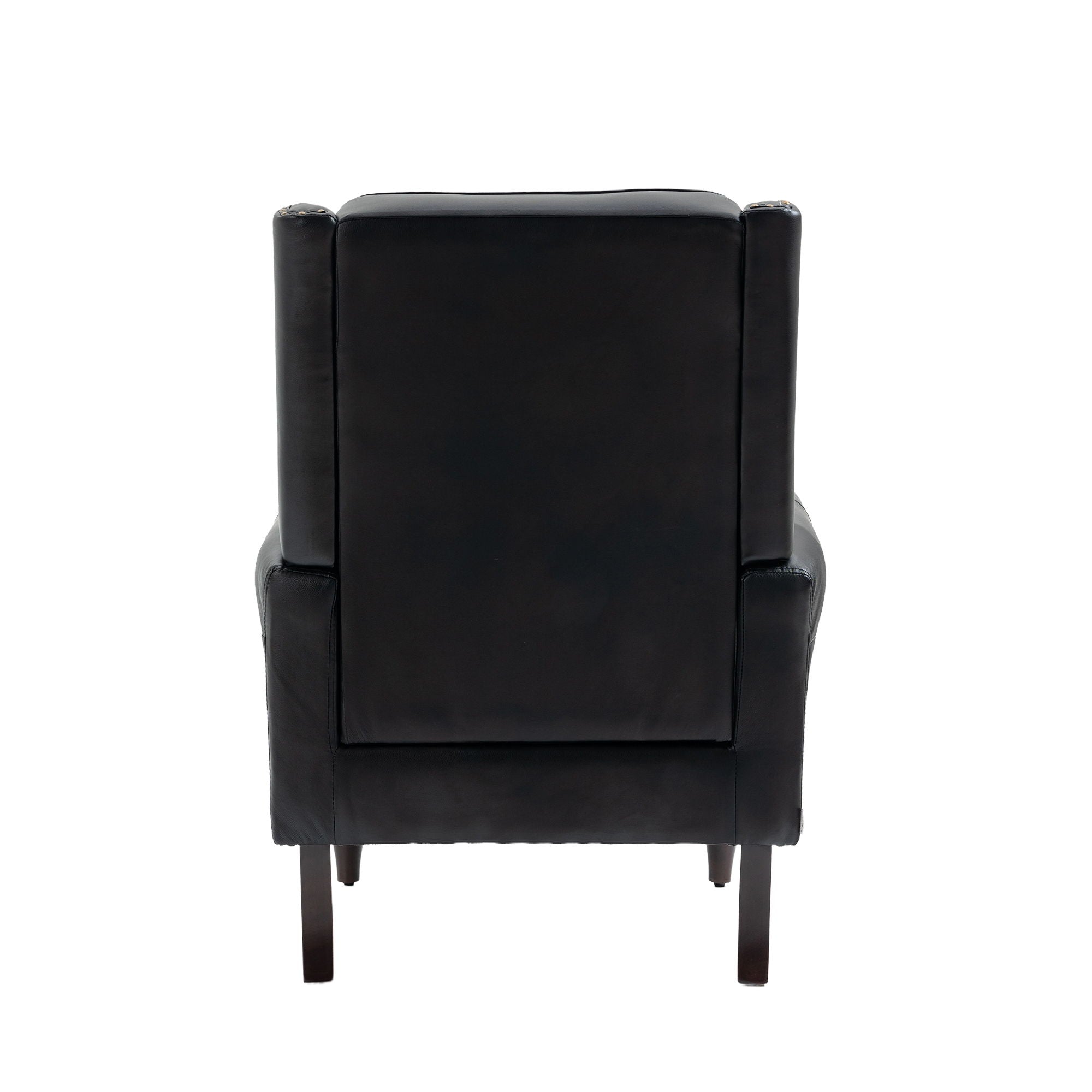 Modern Accent Armchair With Sturdy Wood Legs