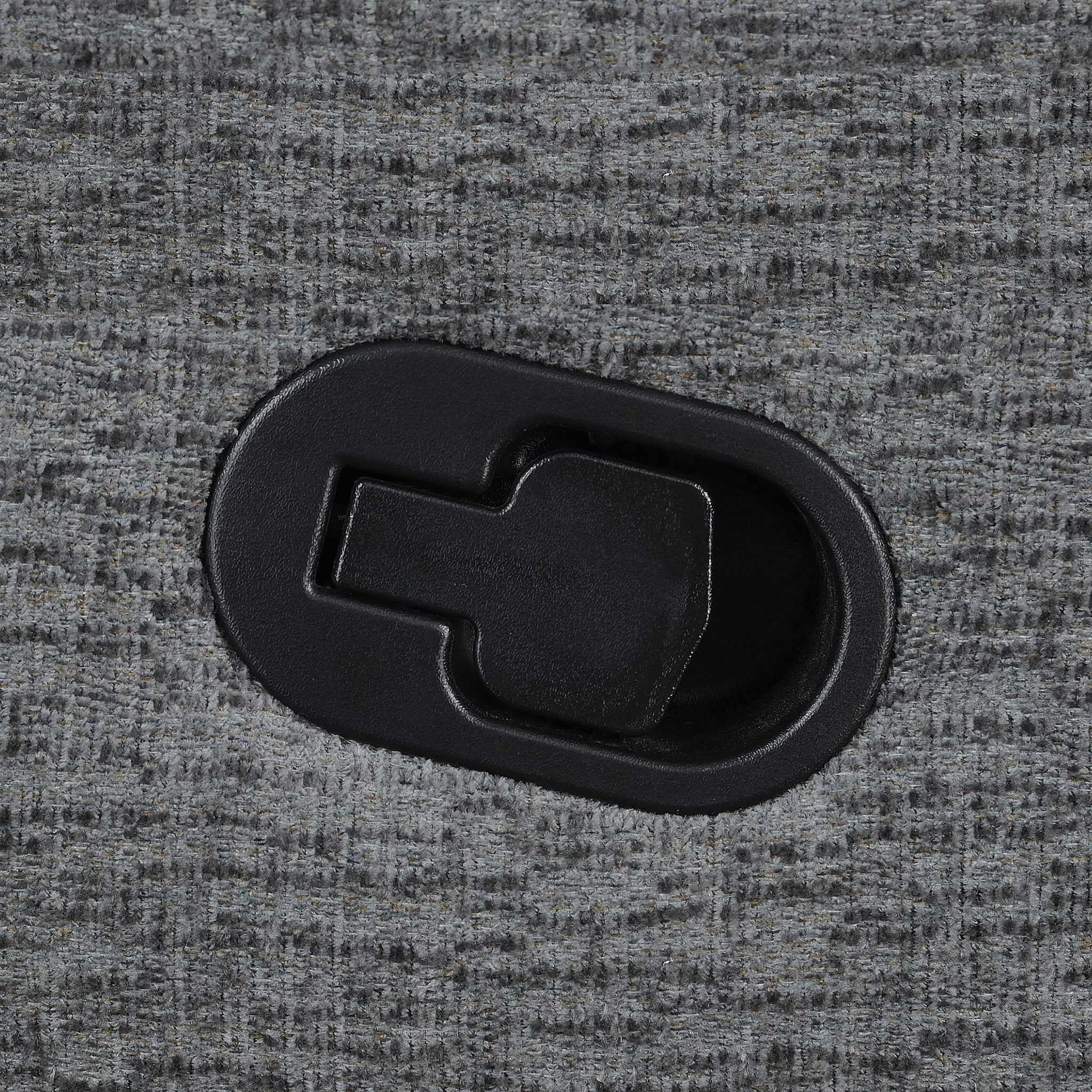 Bahrain Upholstered Glider Recliner Charcoal