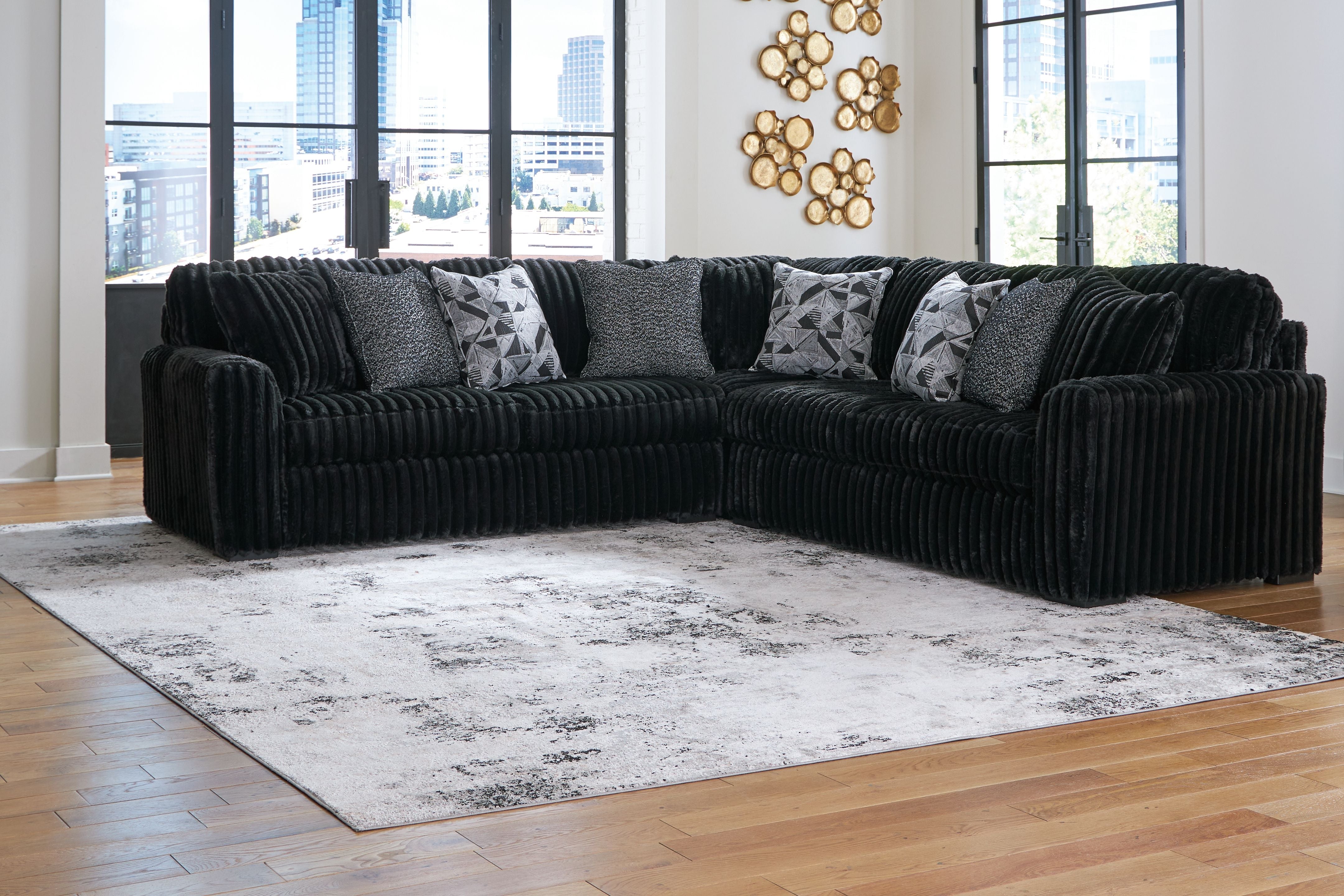 Signature Design by Ashley® Midnight-Madness - Sectional Set | Meri Furniture