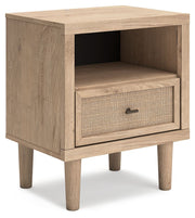 Signature Design by Ashley® Cielden - Two-tone - One Drawer Night Stand | Meri Furniture