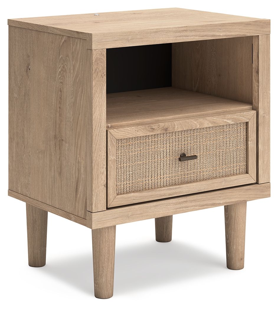 Signature Design by Ashley® Cielden - Two-tone - One Drawer Night Stand | Meri Furniture