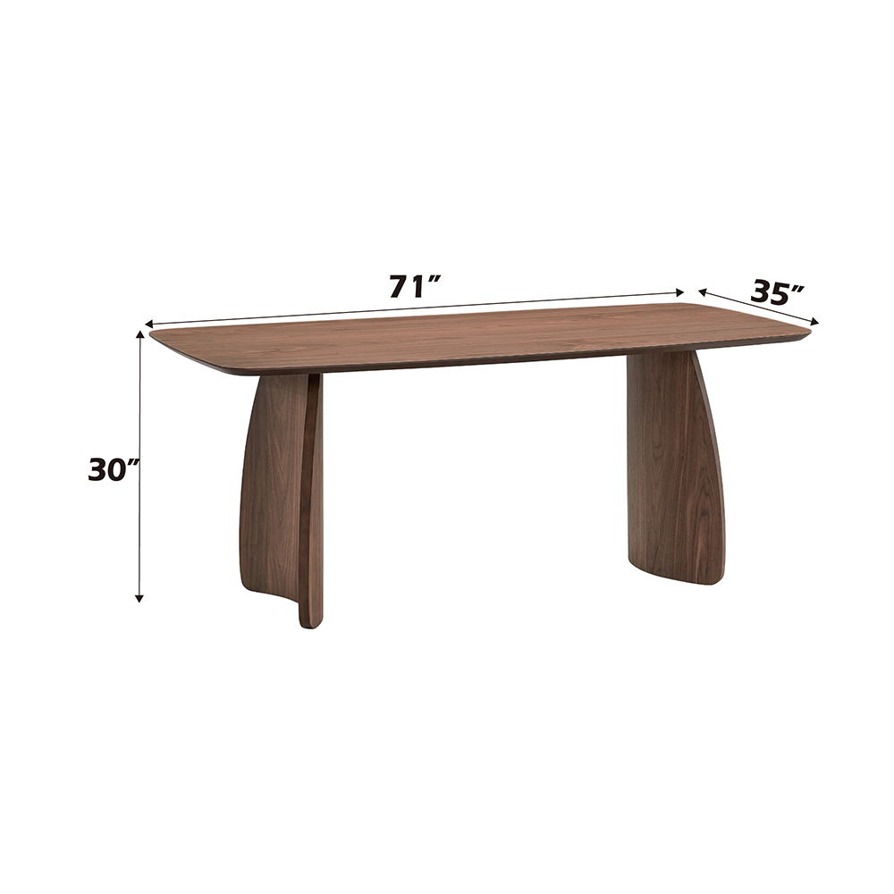ACME Hadasa - Dining Table - Walnut Finish | Meri Furniture