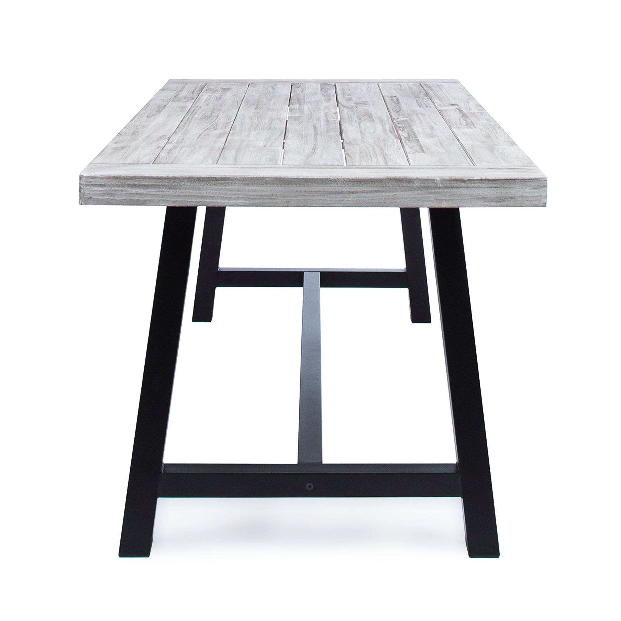 Outdoor Sandblast Finish Acacia Wood Dining Table