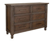 International Furniture Direct Tornado - Dresser - Brown | Meri Furniture