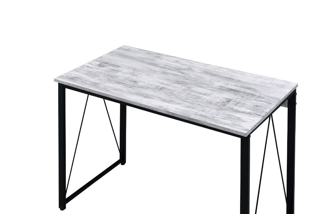 ACME Simple, bold, and appealing, the Zaidin Desk will give your workplace a distinct look with industrial style. | Meri Furniture