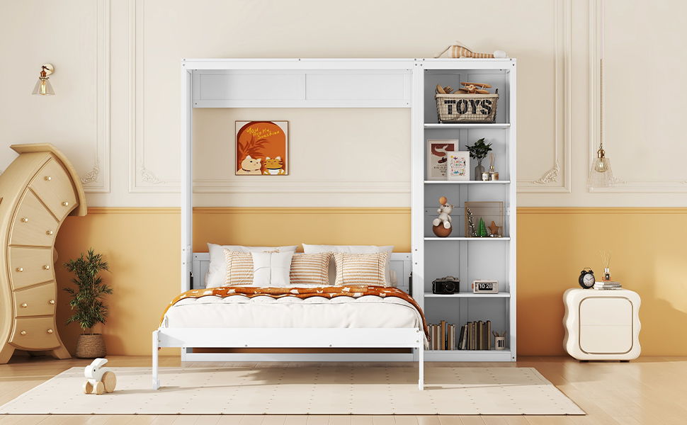 Murphy Wall Bed With Shelves