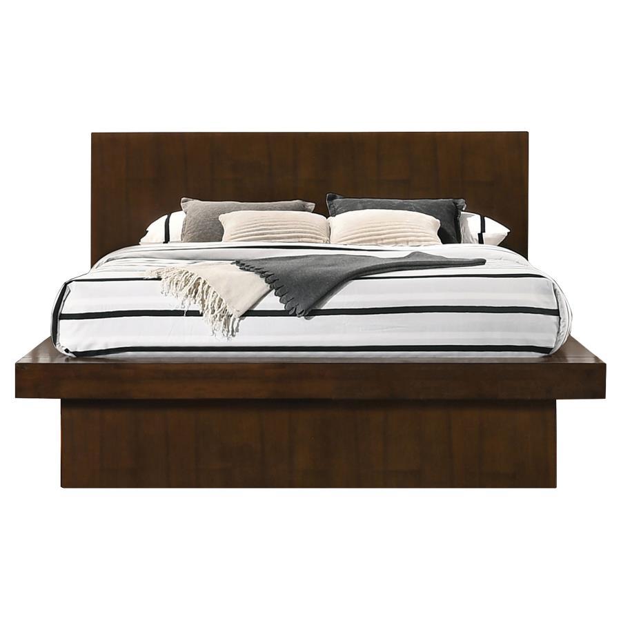 Jessica - Wood LED Panel Bed