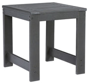 Signature Design by Ashley® Amora - Charcoal Gray - Square End Table | Meri Furniture