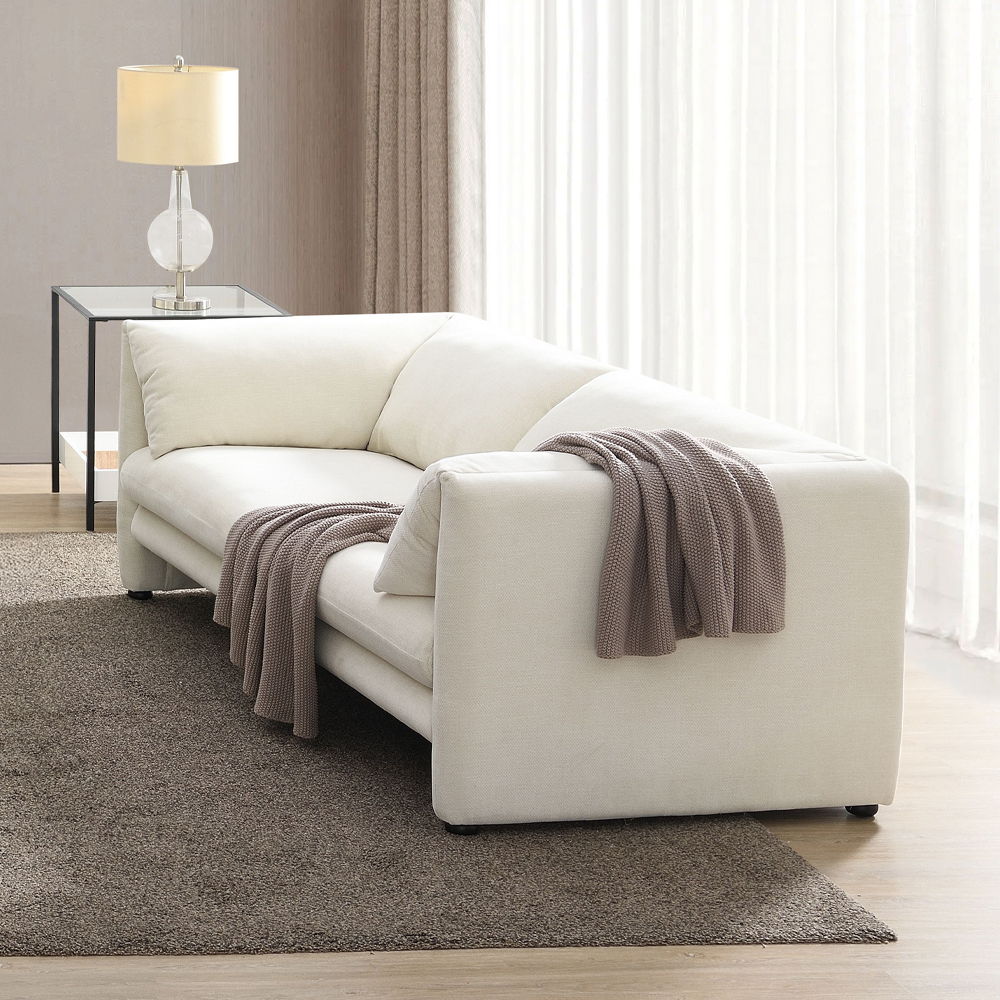 ACME Jaeda - Loveseat - Beige Linen | Meri Furniture