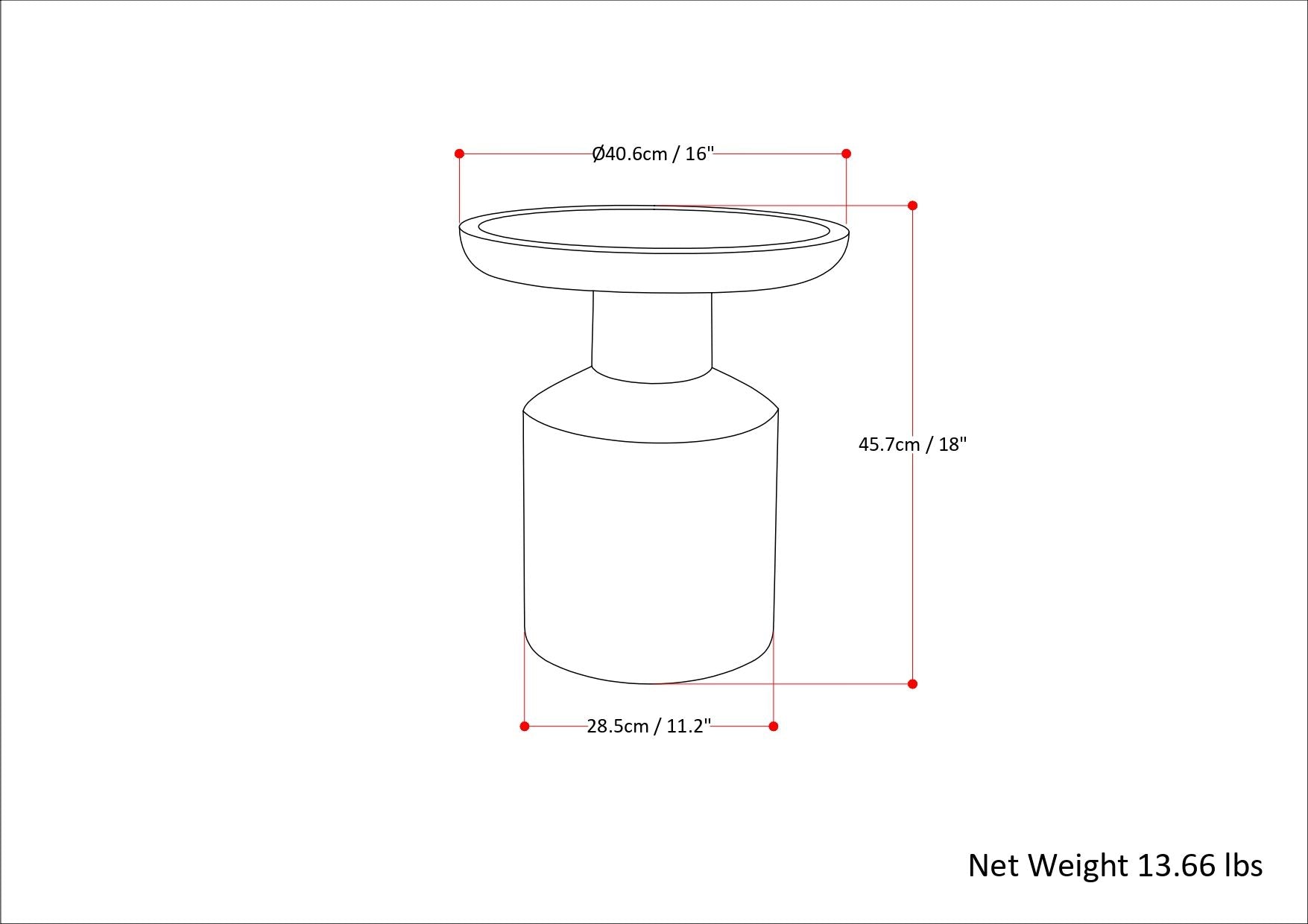 Haynes - Handcrafted Wooden Accent Table