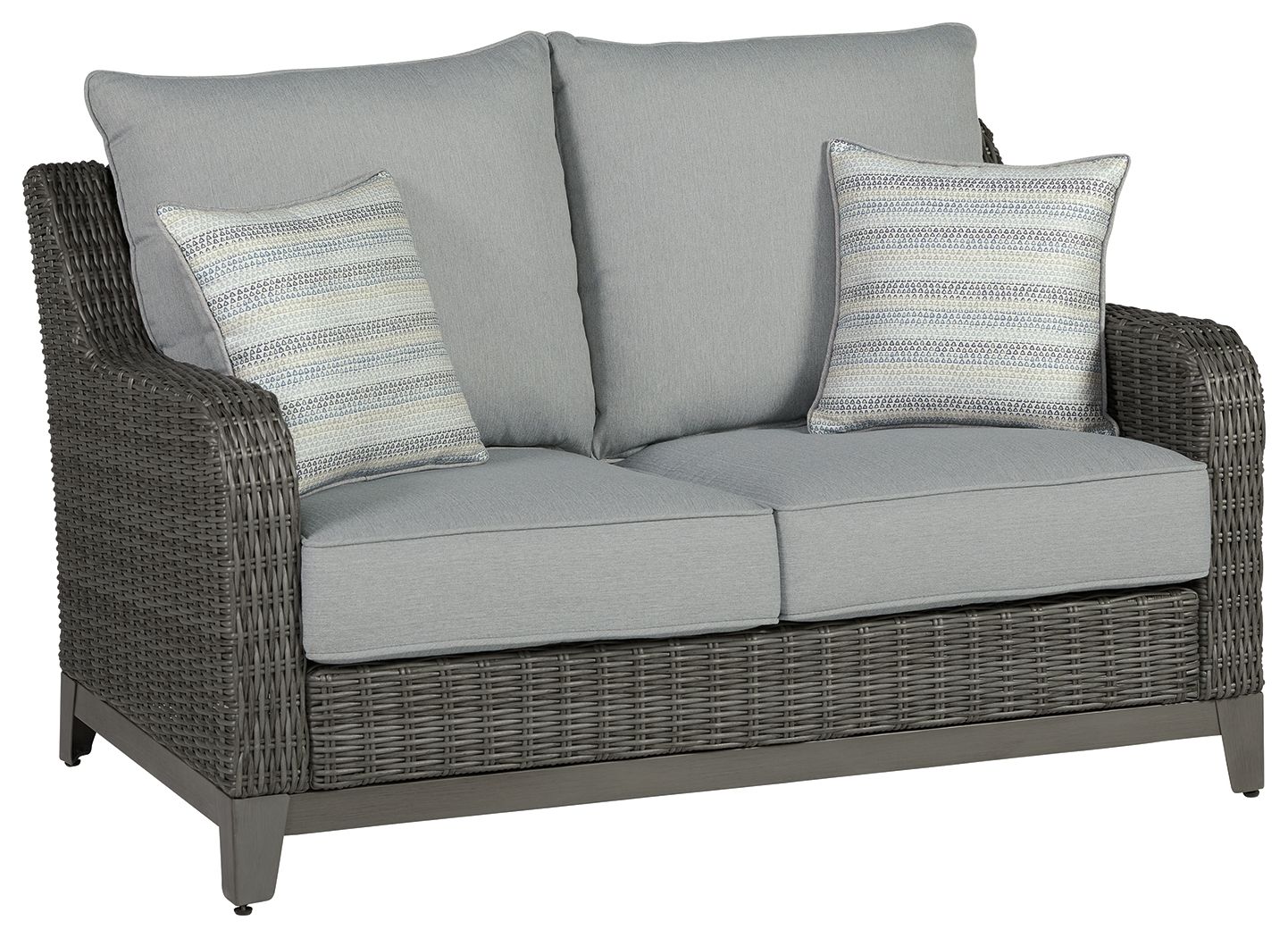Signature Design by Ashley® Elite Park - Gray - Loveseat W/Cushion | Meri Furniture