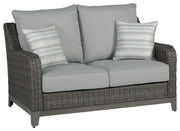 Signature Design by Ashley® Elite Park - Gray - Loveseat W/Cushion | Meri Furniture