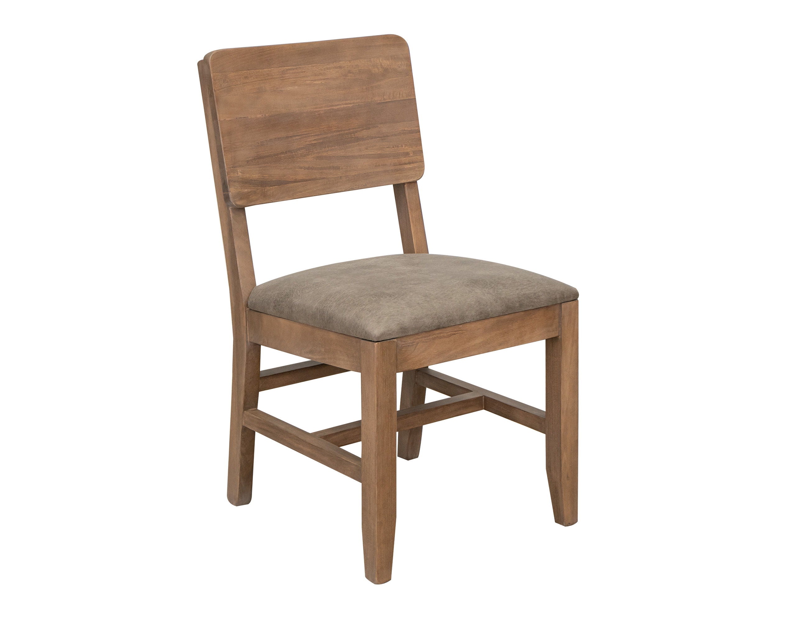 International Furniture Direct Natural Parota - Chair (Set of 2) | Meri Furniture