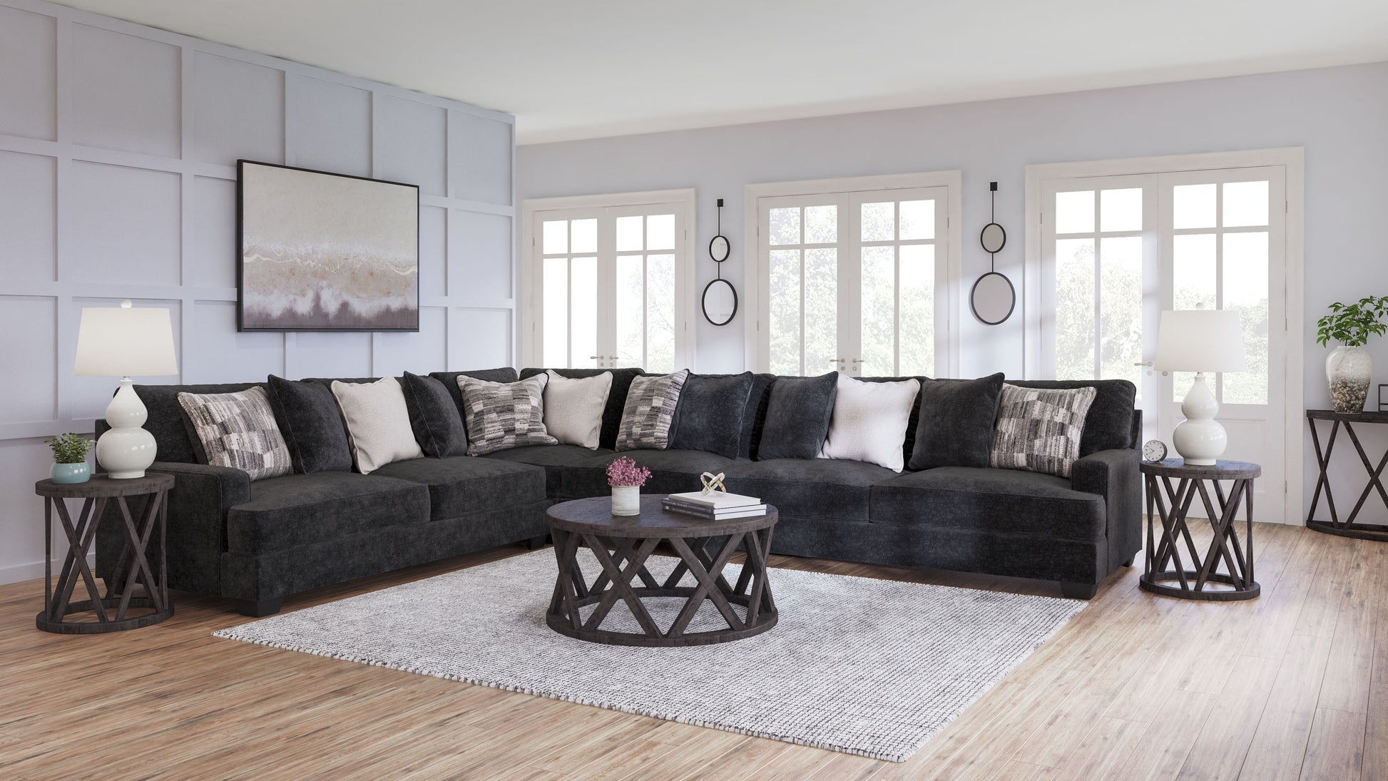 Signature Design by Ashley® Lavernett - Sectional | Meri Furniture