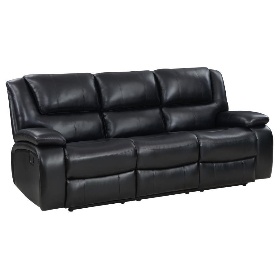 Coaster Fine Furniture Camila - Upholstered Motion Reclining Sofa | Meri Furniture