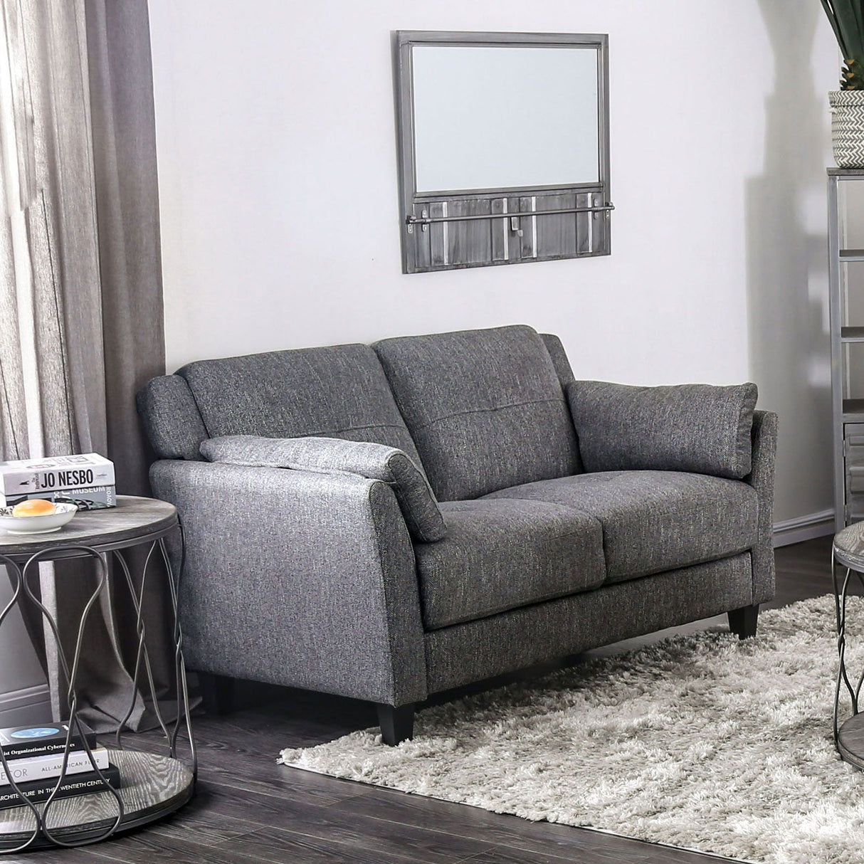 Yazmin - Loveseat - Gray