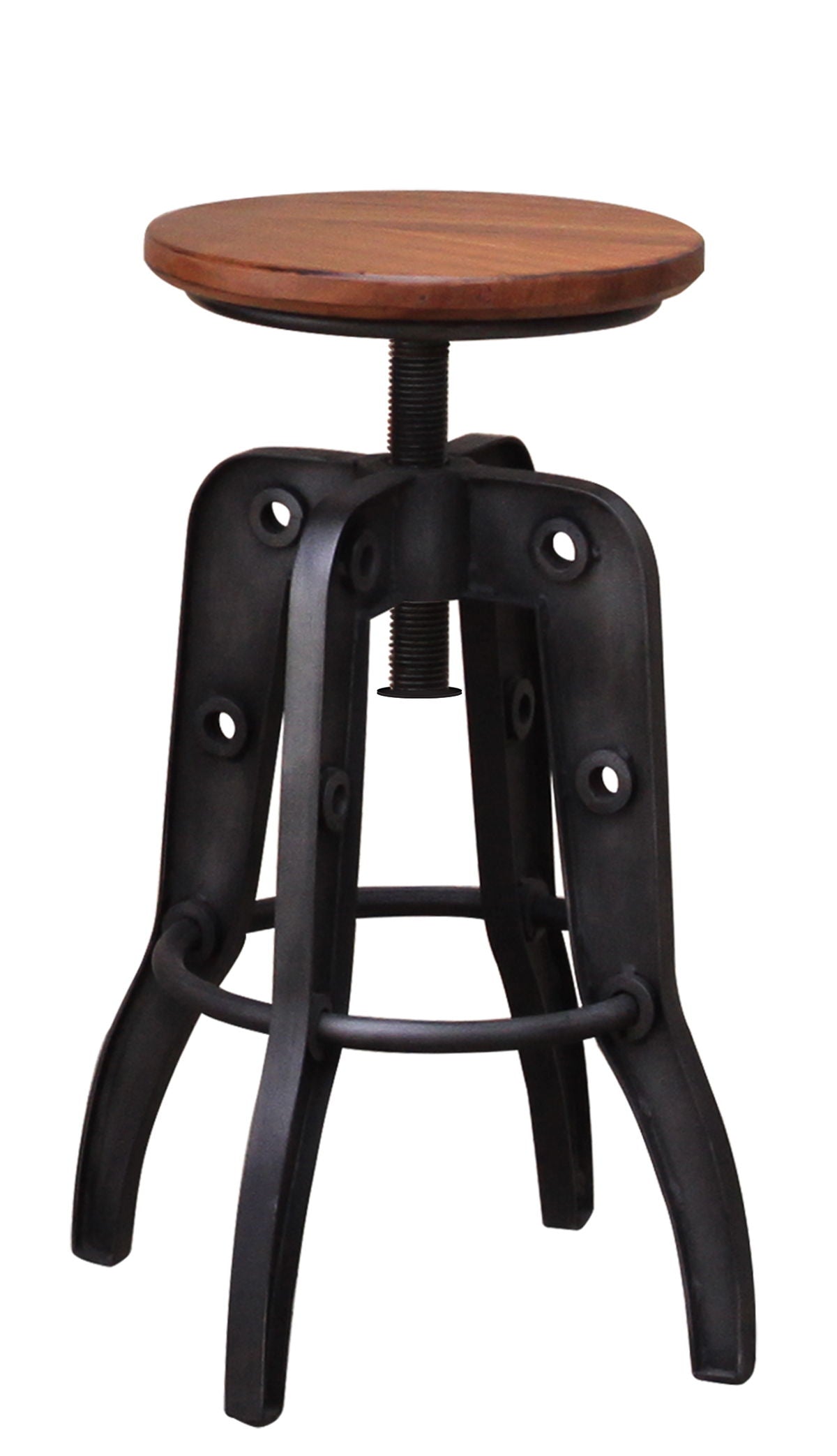 International Furniture Direct Parota - Stool - Cinnamon Brown | Meri Furniture