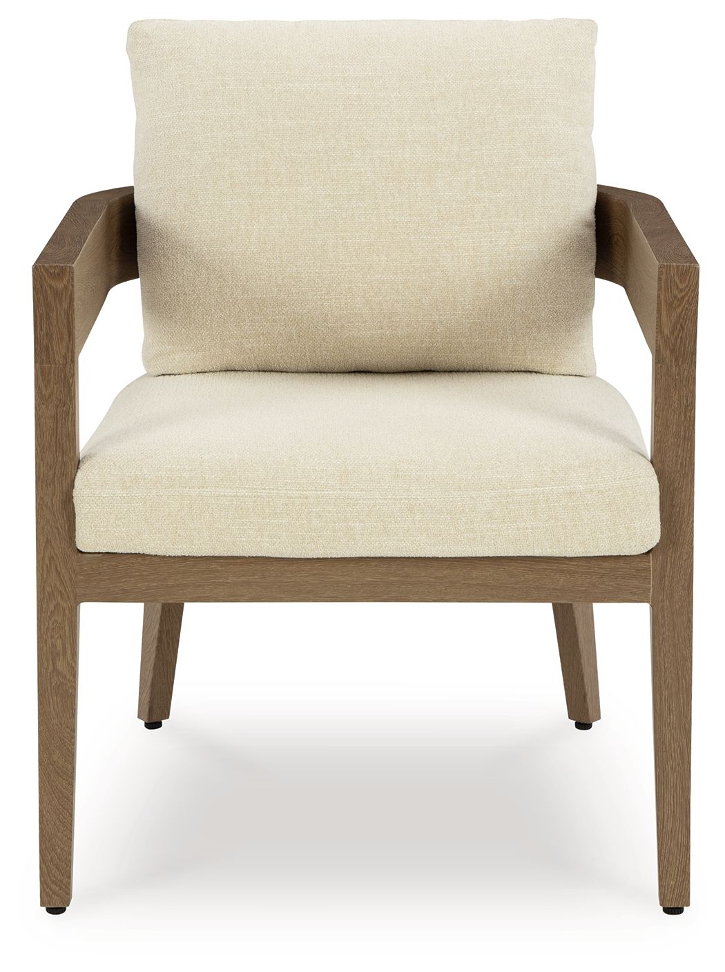 Signature Design by Ashley® Serene Bay - Dark Brown / White - Arm Chair With Cushion (Set of 2) | Meri Furniture