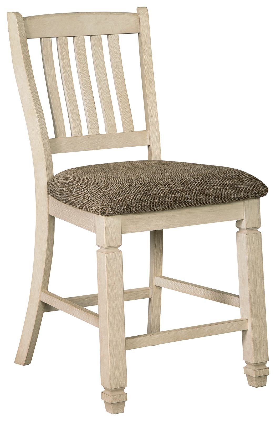 Signature Design by Ashley® Bolanburg - Beige - Upholstered Barstool (Set of 2) | Meri Furniture