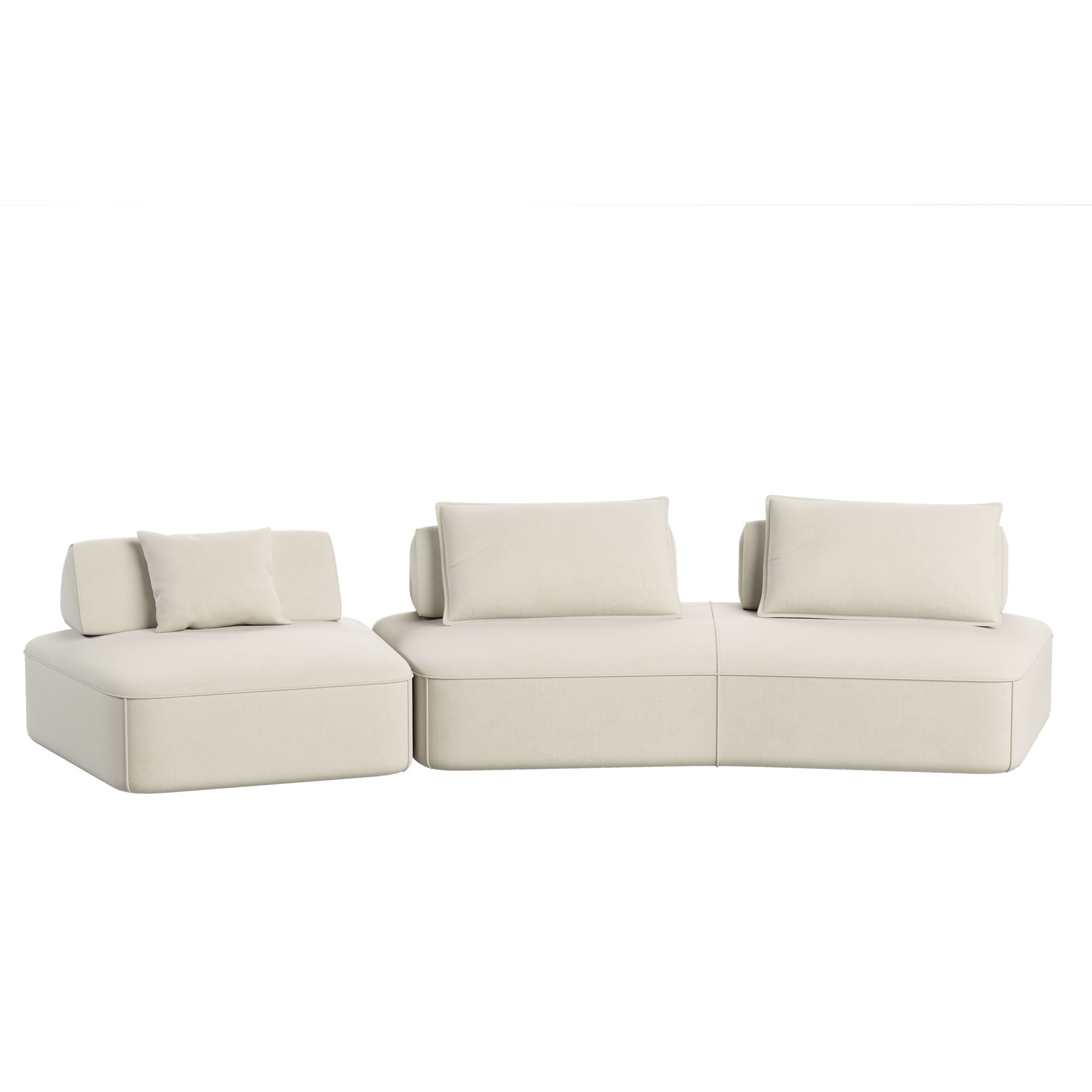 Modern Luxury Oversized Modular Sectional Sofa Set