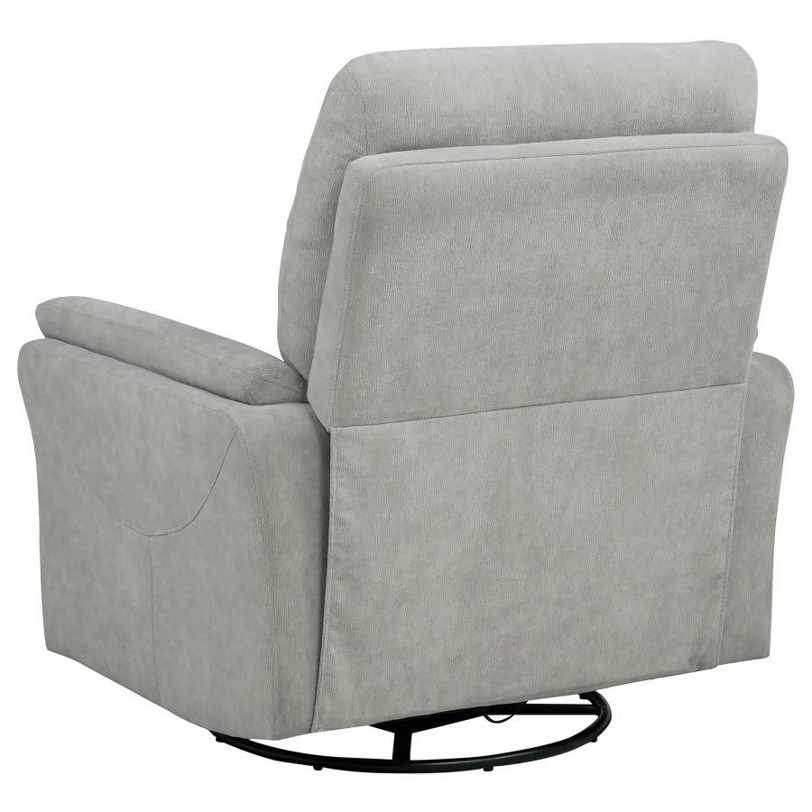 Adler - Upholstered Power Swivel Glider Recliner