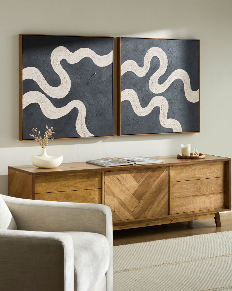 Rubans Framed Art (Set of 2)